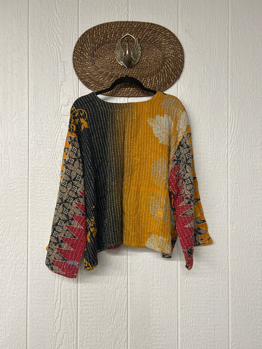 Pareo Kantha Wanderer Pocket Crop Top 0226 184