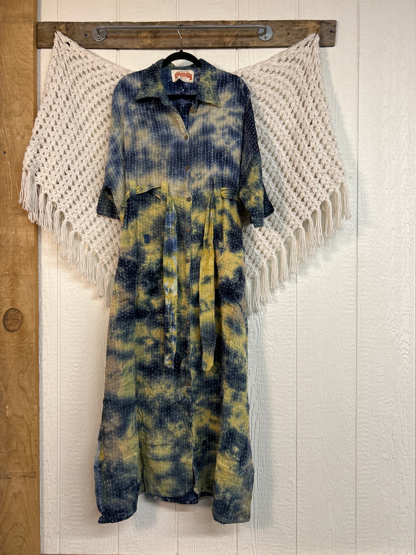 Pareo Kantha Gravity Duster Dress 0226 114