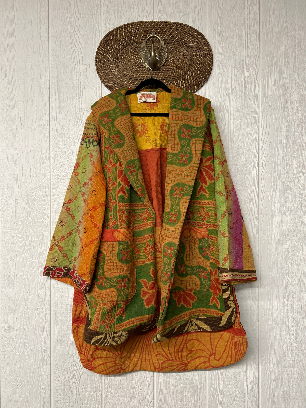 Fine Kantha Drifter Coat 1026 101