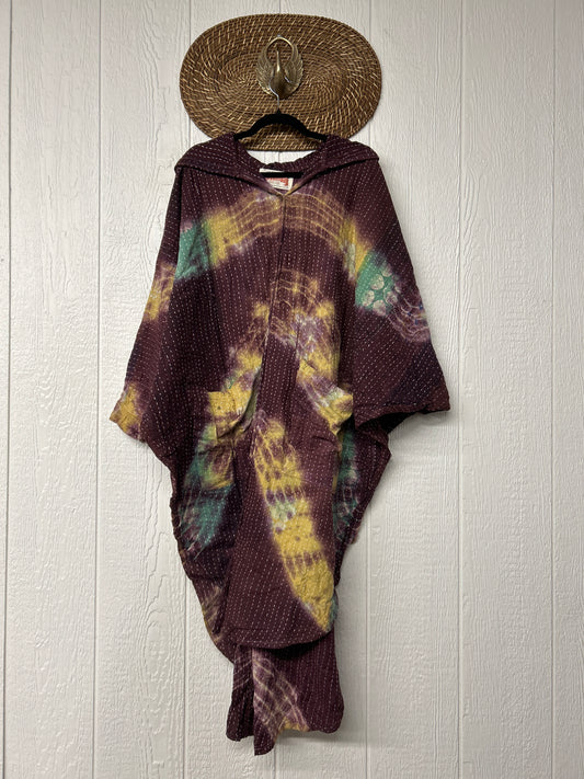 RETAIL Pareo Kantha Poetic Hoodie Maxi 0526 021