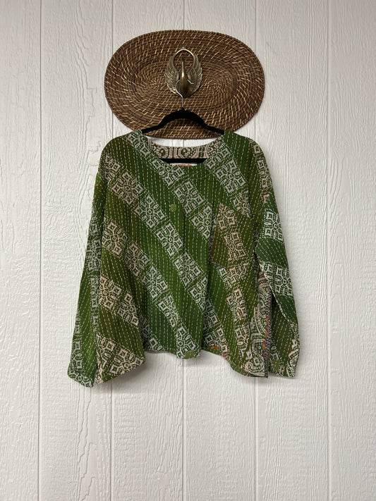 Pareo Kantha Wanderer Pocket Crop Top 0226 119