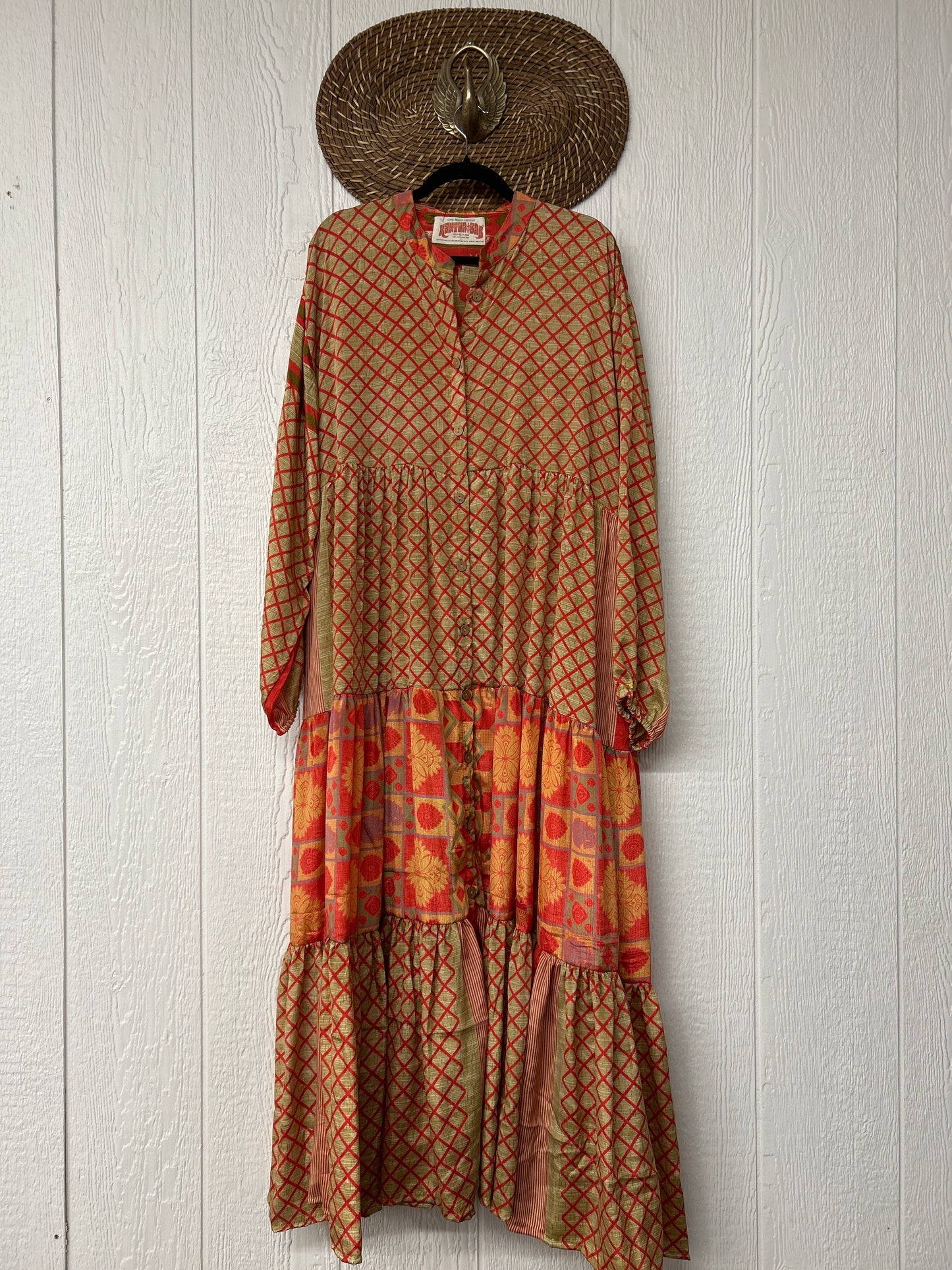Rasgulla Sari Luminous Maxi Dress 0226 090