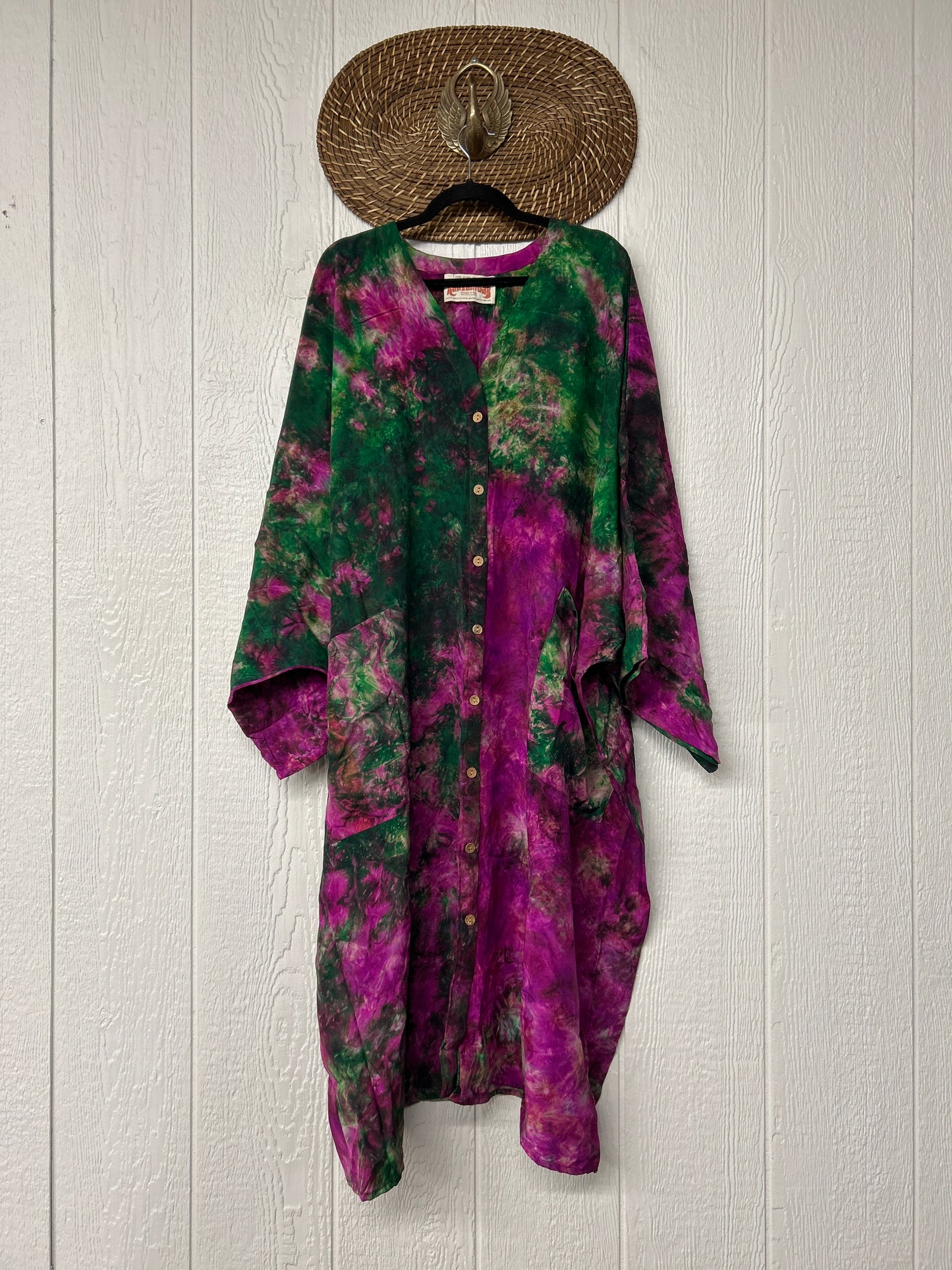 Crepe Sari Gaia Duster Dress 0826 059