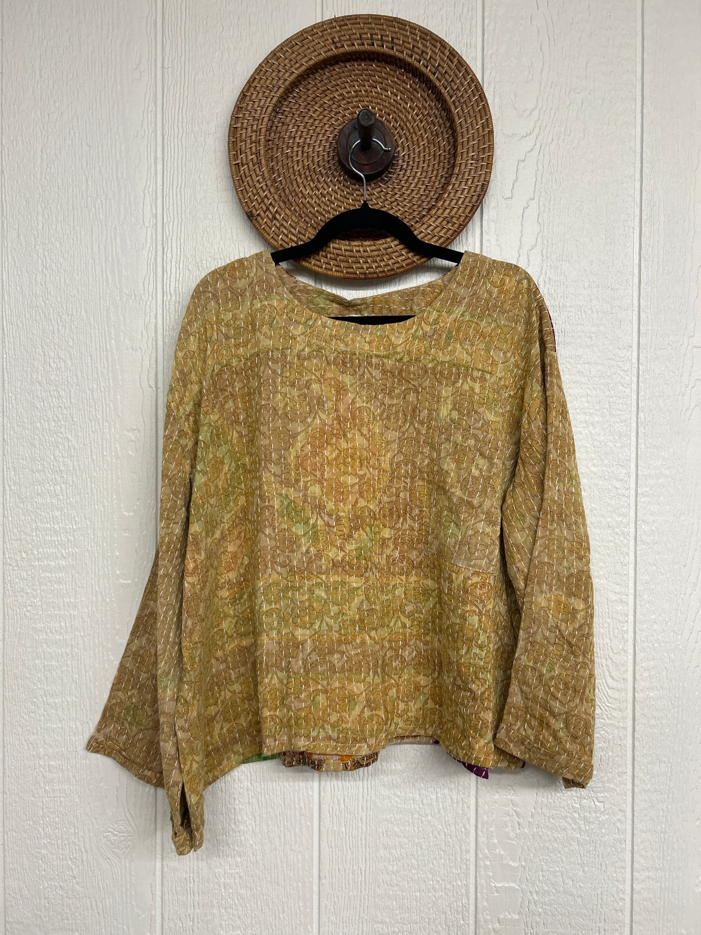 Pareo Kantha Wanderer Pocket Crop Top 0226 084