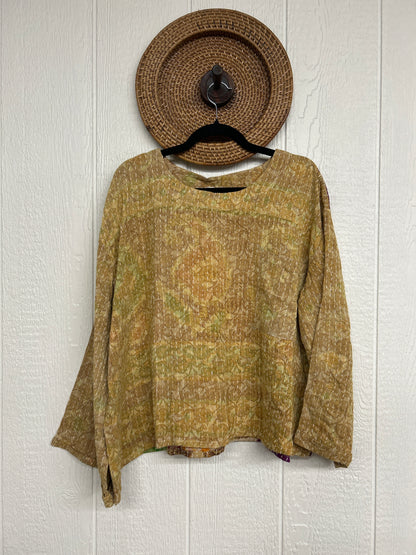 Pareo Kantha Wanderer Pocket Crop Top 0226 084