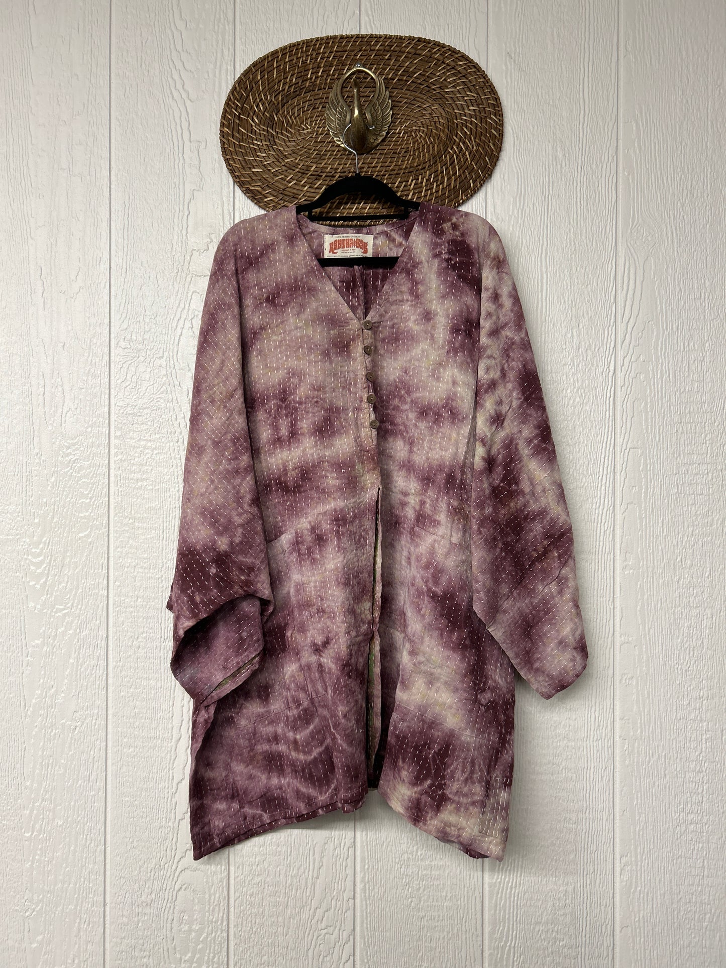 Pareo Kantha Gaia Split Tunic 0526 048