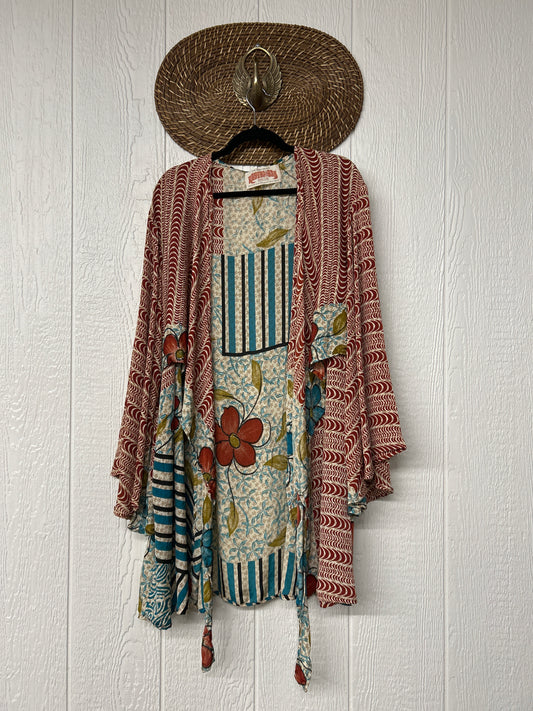 Rasgulla Sari Shortie Spellbound Kimono 0226 138