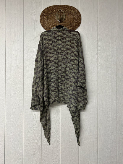 Crepe Sari Nirvana Button Down 1125 015