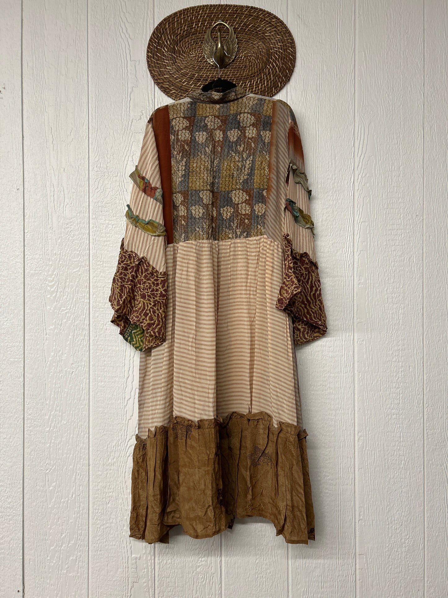 Crepe Sari Rhiannon Duster Dress 0226 059