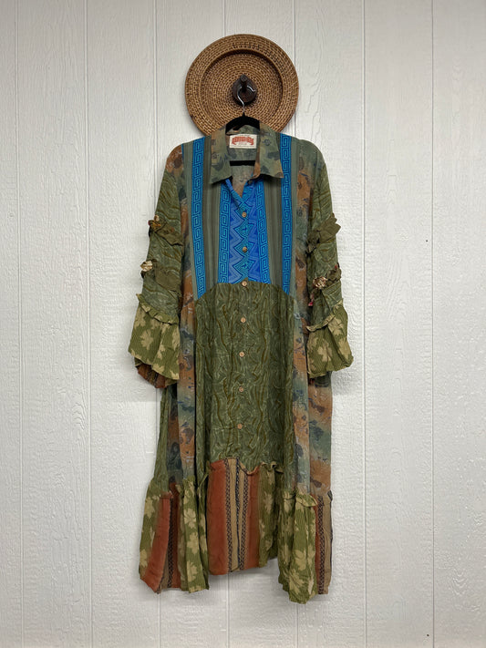 Crepe Sari Rhiannon Duster Dress 0226 173