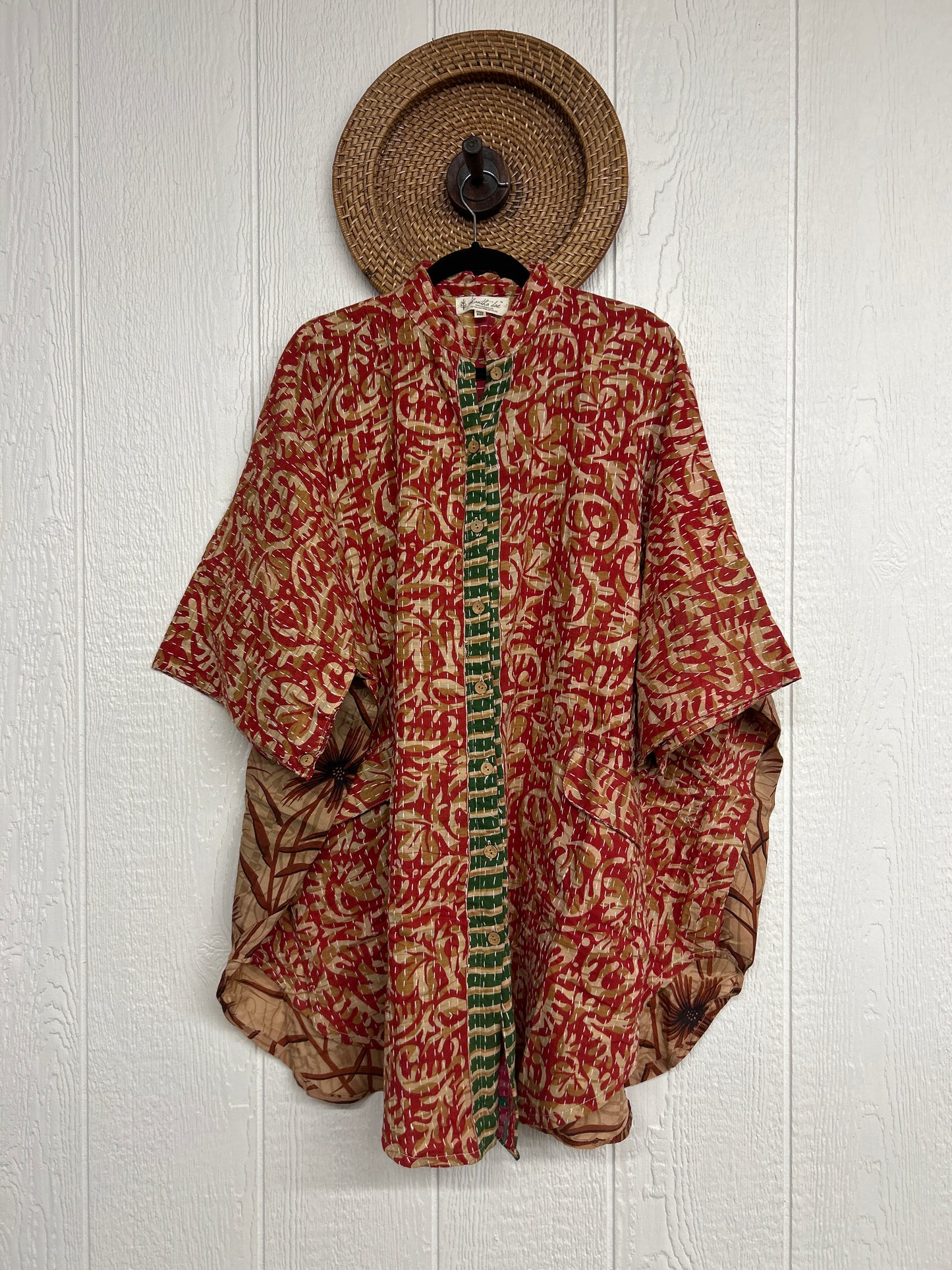 Pareo Kantha Free To Be Button-Down 0426 035