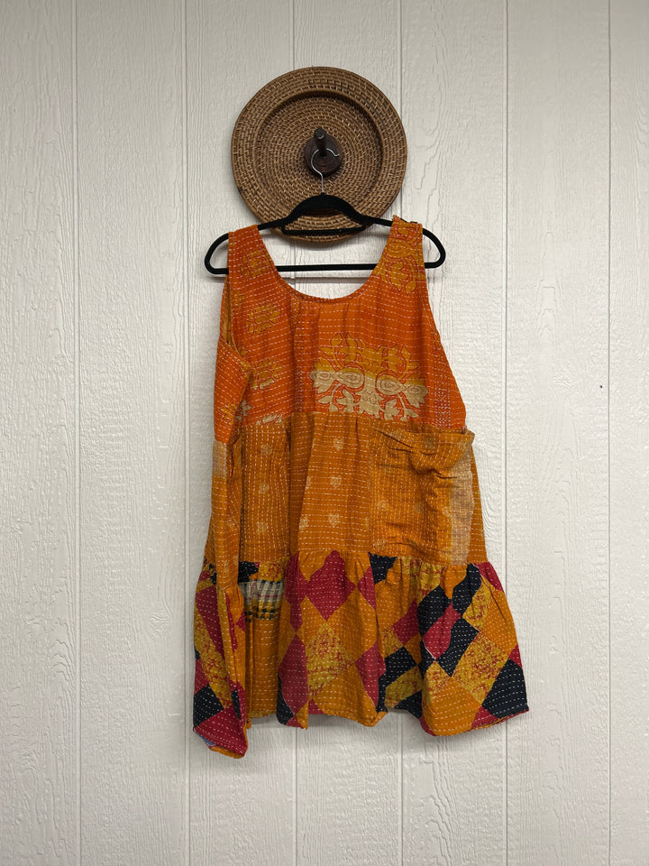Kantha Meadow Mini Dress 0425 242