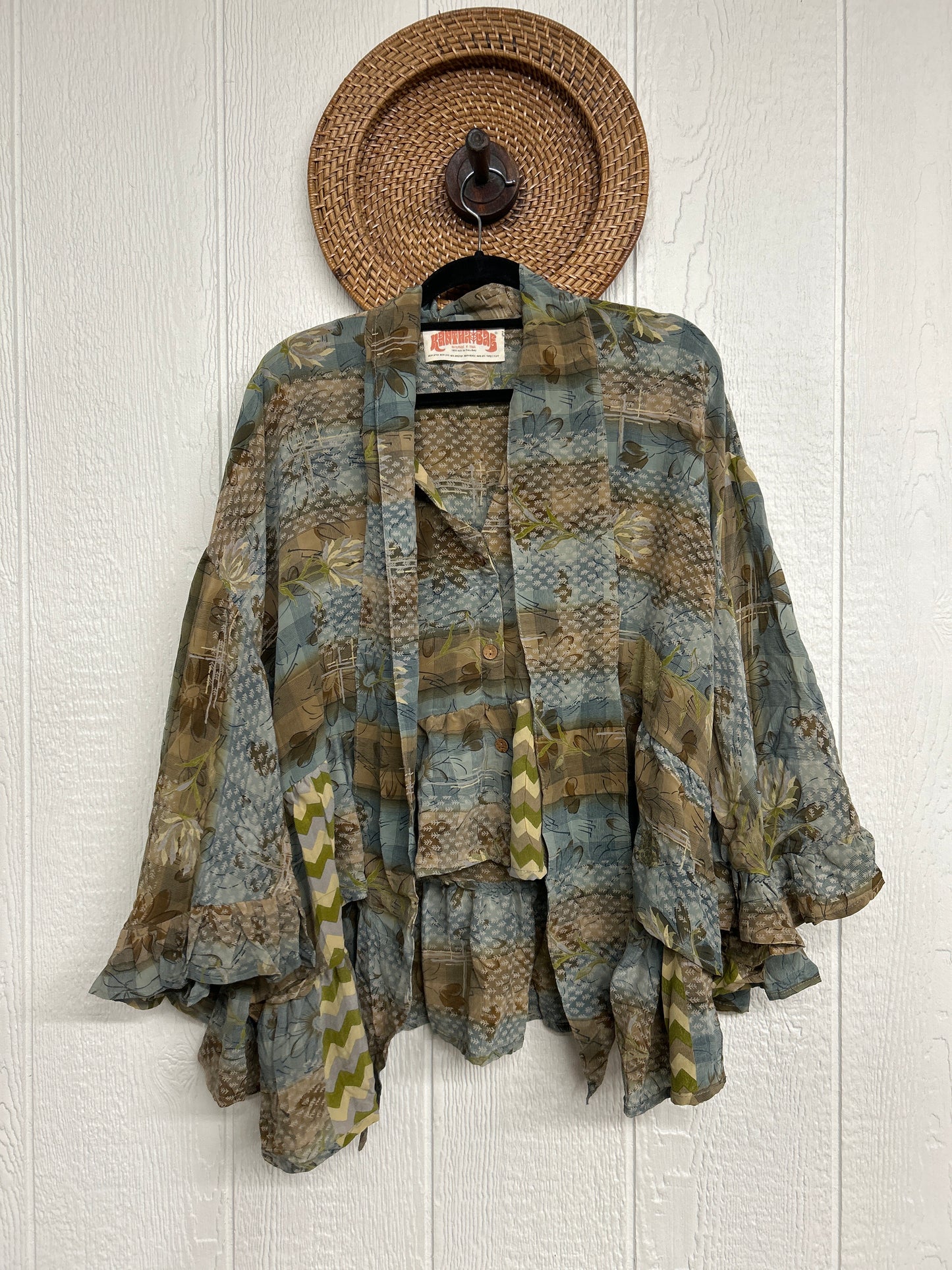 Crepe Sari Wild Rose Top 1225 100