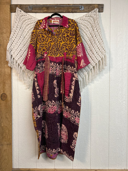 Pareo Kantha Gravity Duster Dress 0226 202