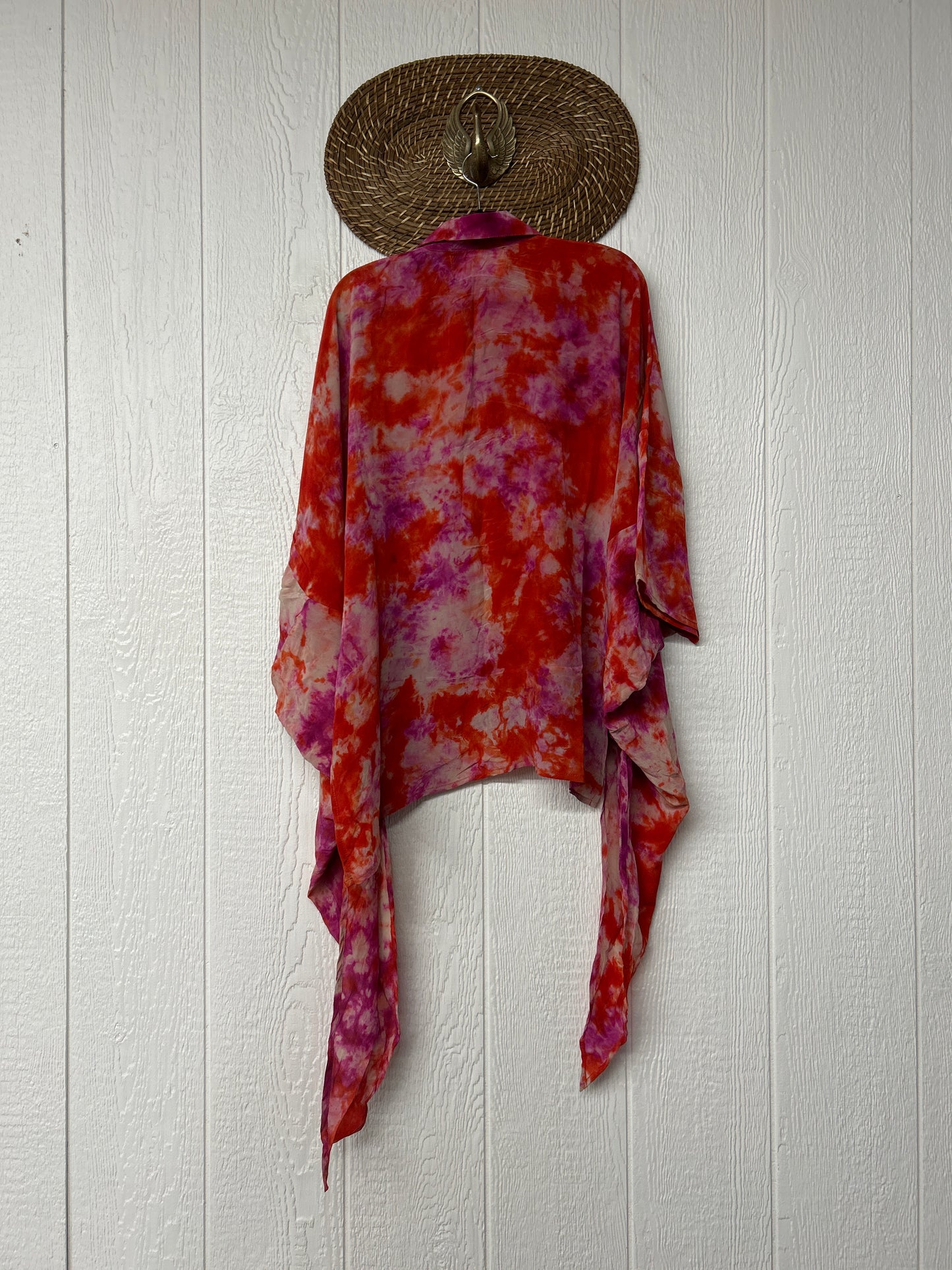 Crepe Sari Summer Nirvana Button Down 0626 067