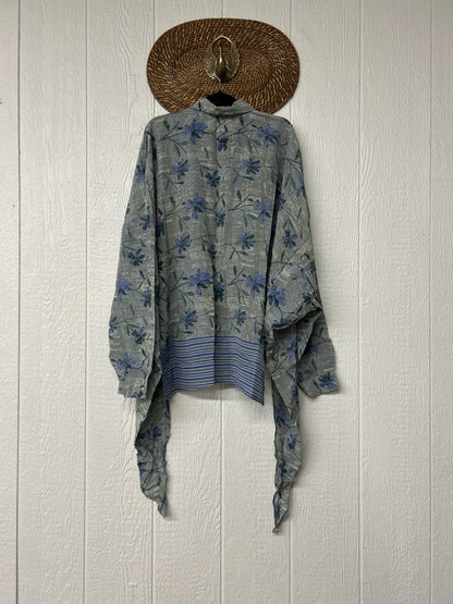 Crepe Sari Nirvana Button Down 1125 104