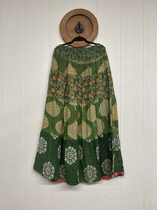 Pareo Kantha Lotus Maxi Skirt 0826 089