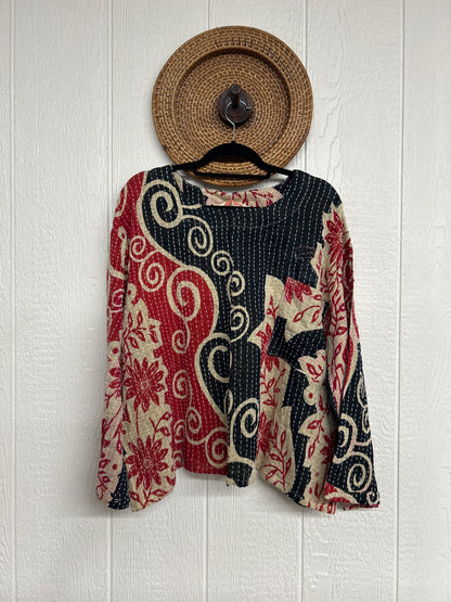Pareo Kantha Wanderer Pocket Crop Top 0226 069