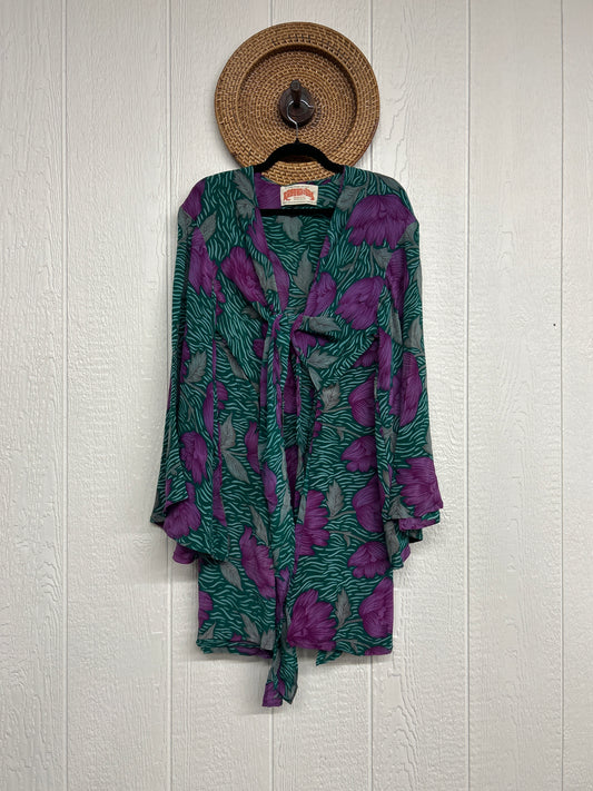 Crepe Sari Shortie Spellbound Kimono 0426 190