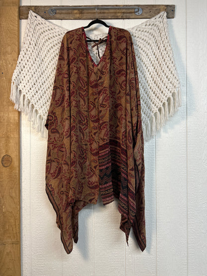 RETAIL Crepe Sari Orchid Kimono 0626 154