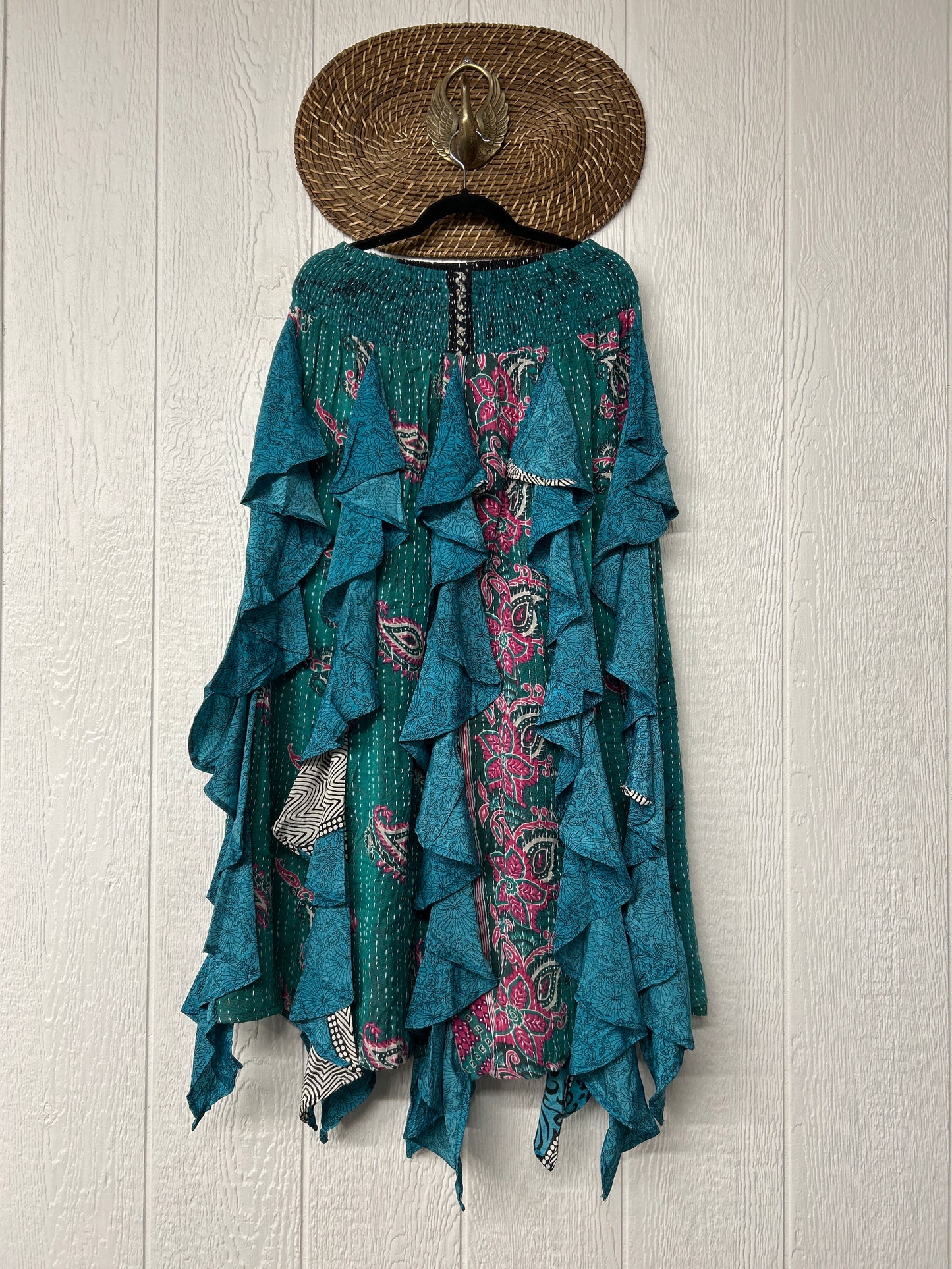 Pareo Kantha Willow Maxi Skirt 0826 133