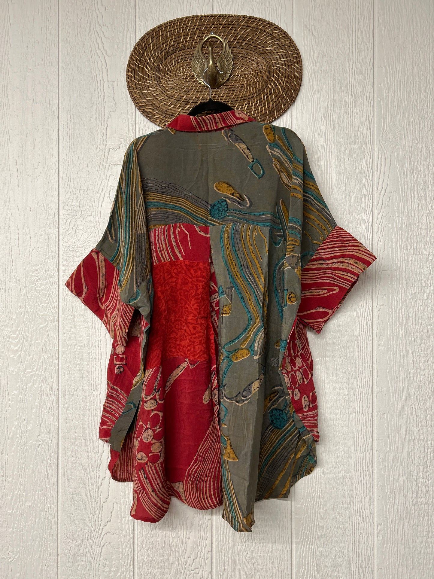 Crepe Sari Free To Be Button Down 0626 108