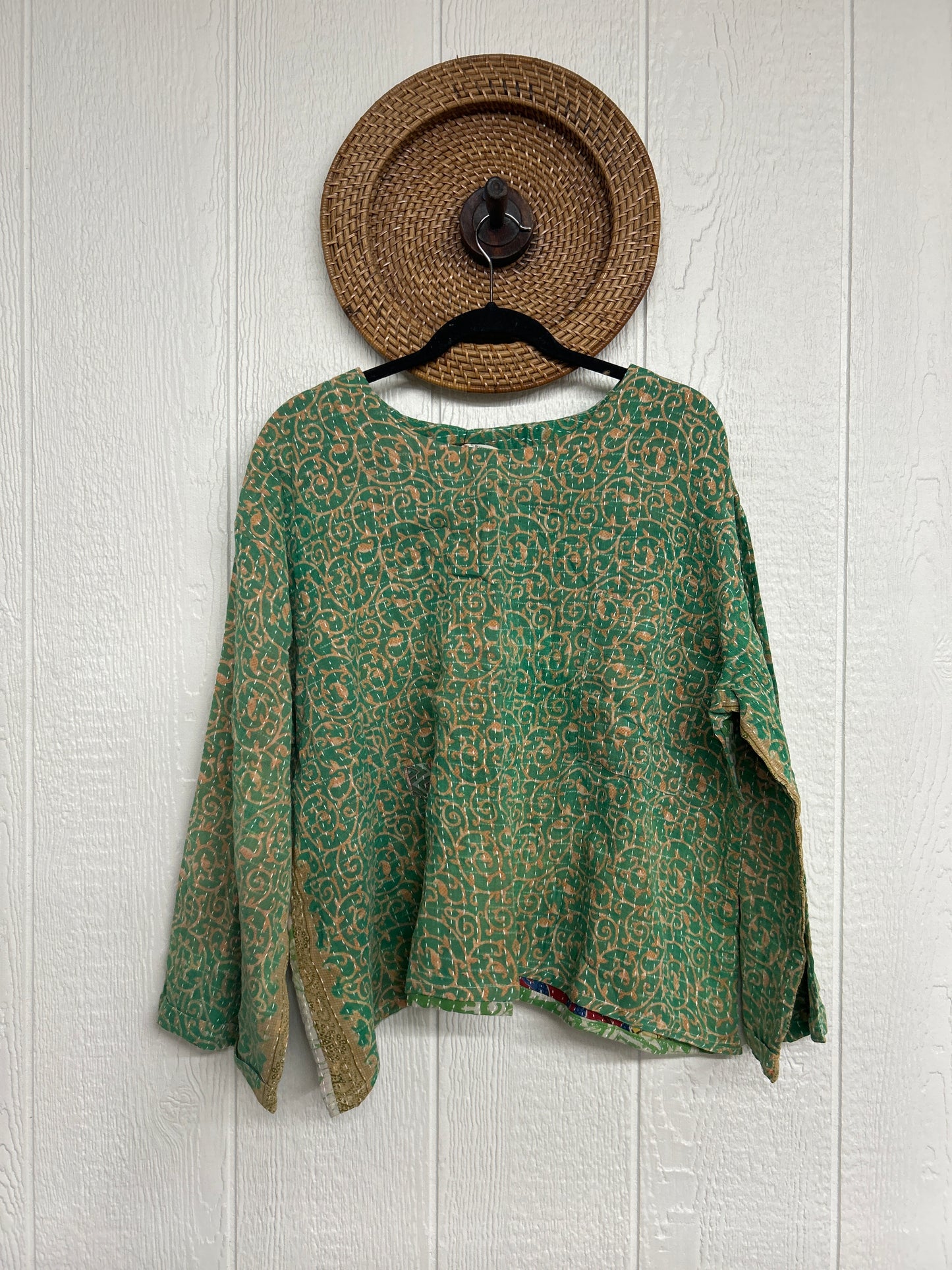 Pareo Kantha Wanderer Pocket Crop Top 0226 059