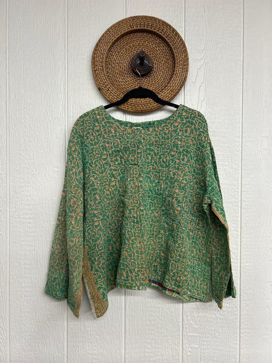 Pareo Kantha Wanderer Pocket Crop Top 0226 059