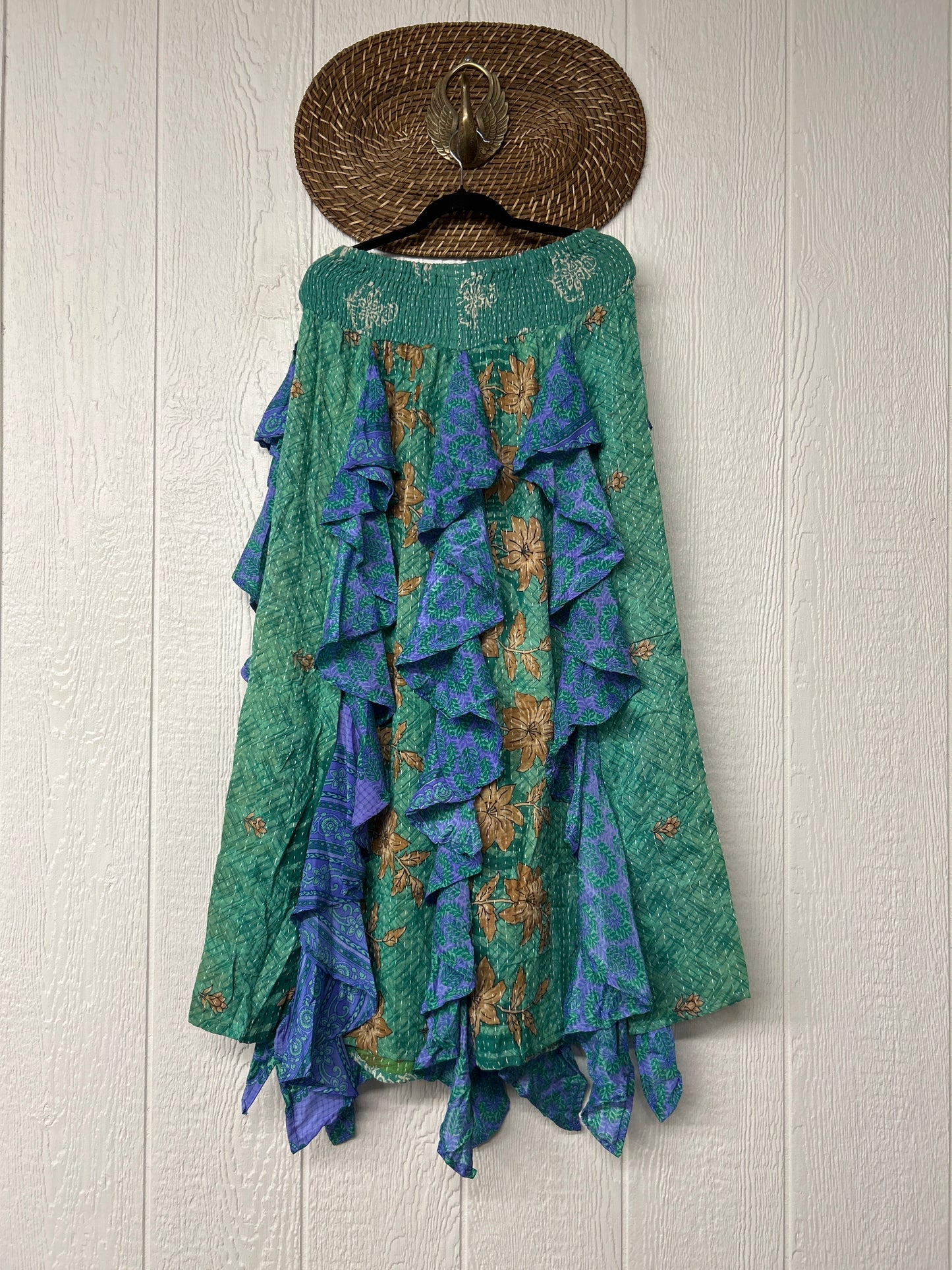 Pareo Kantha Willow Maxi Skirt 0826 198