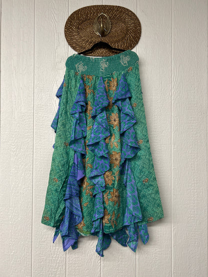 Pareo Kantha Willow Maxi Skirt 0826 198