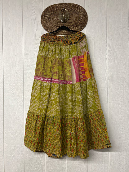 Pareo Kantha Lotus Maxi Skirt 0826 120