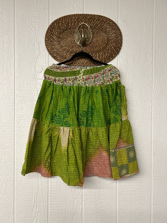 Pareo Kantha Meadow Skirt 0826 019