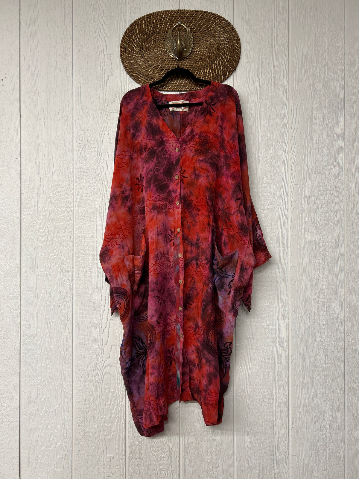 Crepe Sari Gaia Duster Dress 0826 236