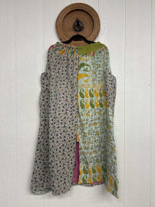 Pareo Kantha Butterfly Cargo Skirt 0426 252
