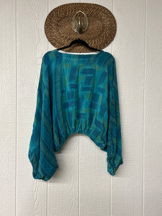 Crepe Sari Luna Crop Top 0126 165