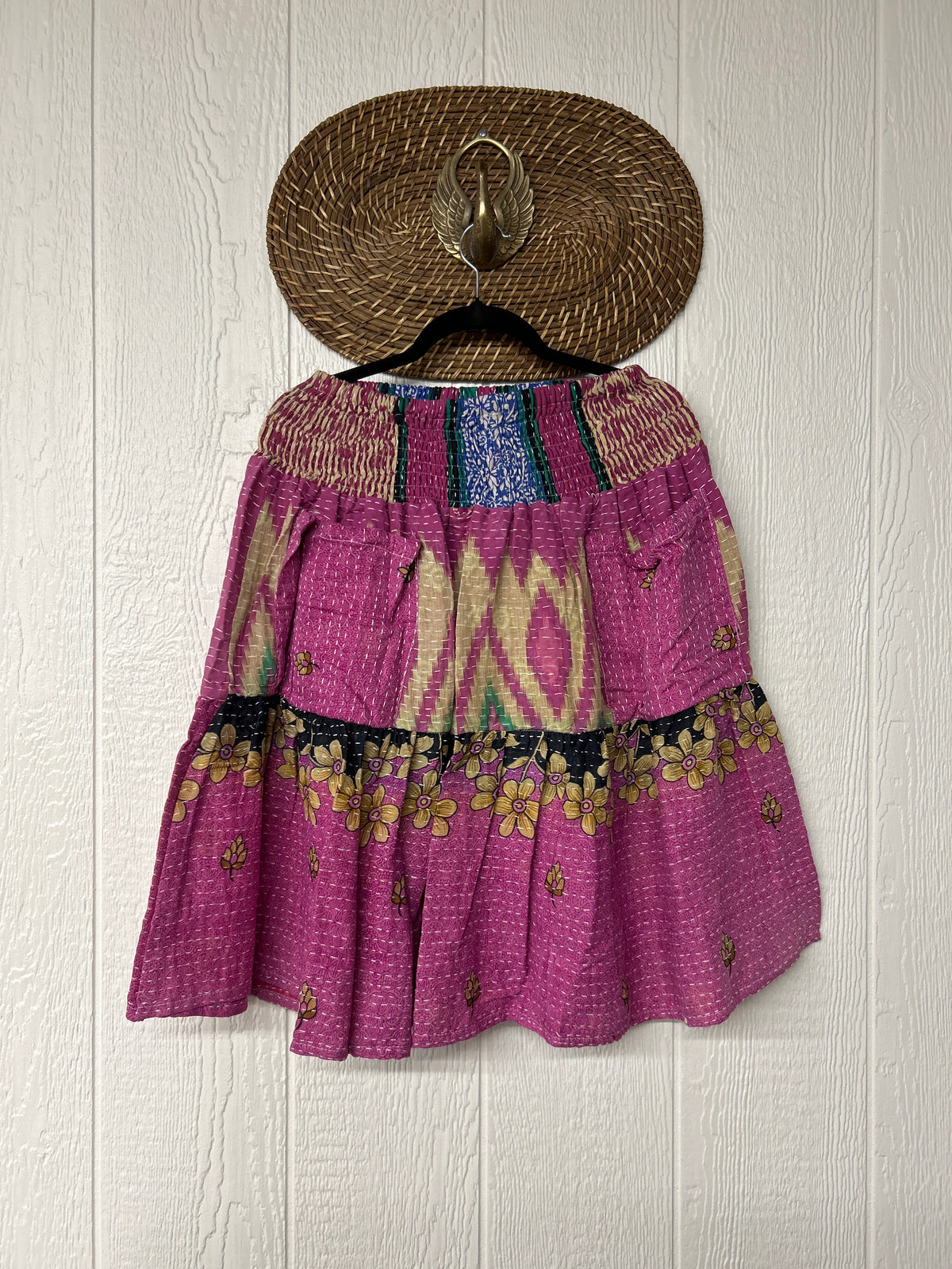 Pareo Kantha Meadow Skirt 0826 232