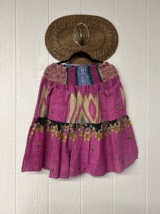 Pareo Kantha Meadow Skirt 0826 232