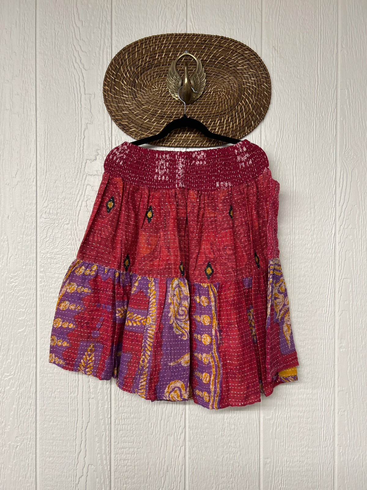 Pareo Kantha Meadow Skirt 0826 182
