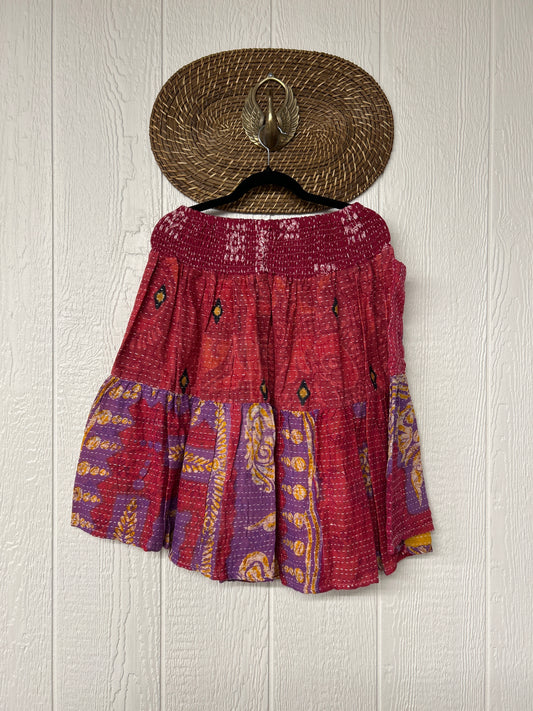 Pareo Kantha Meadow Skirt 0826 182