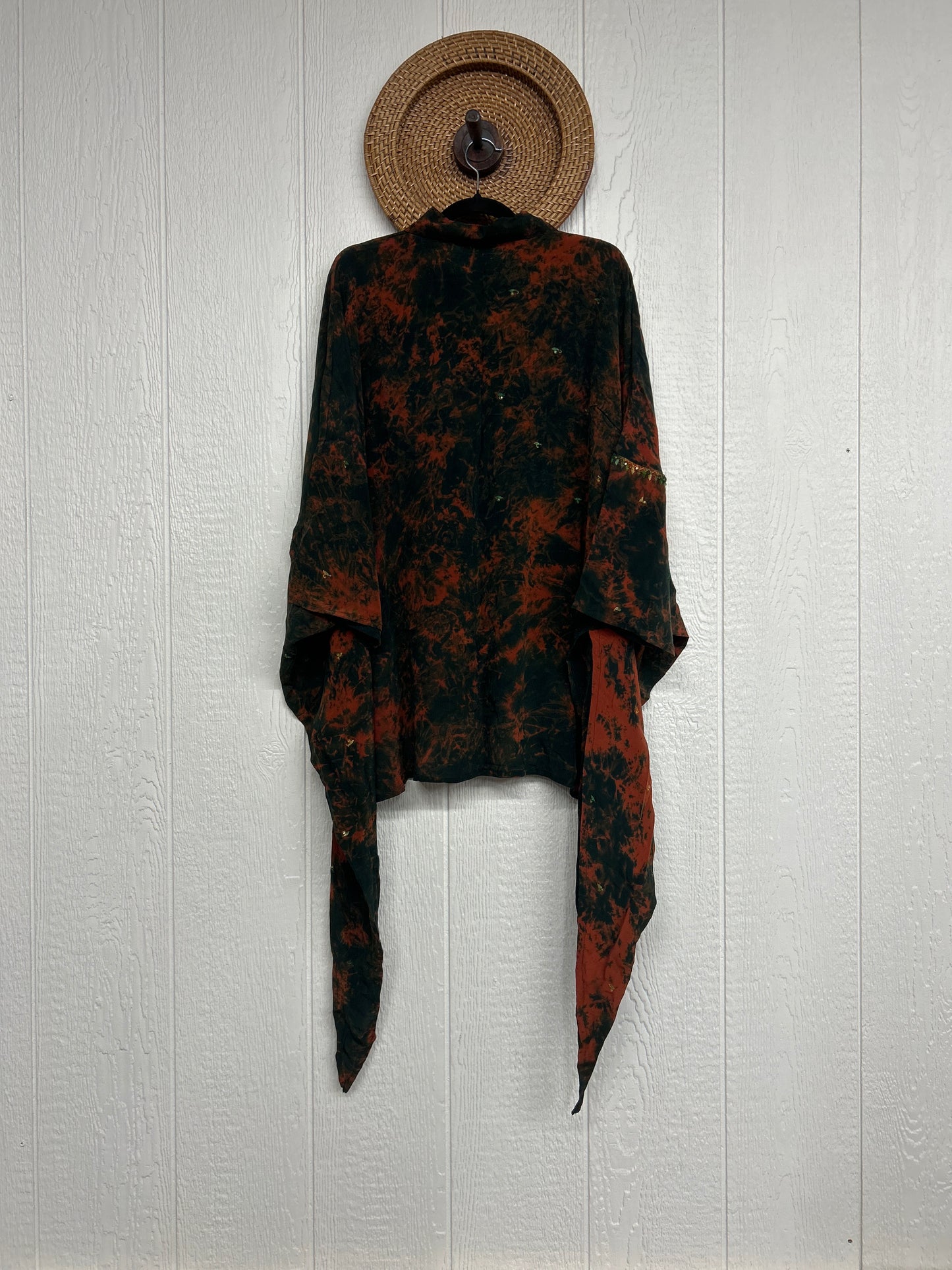 Crepe Sari Summer Nirvana Button Down 0626 261