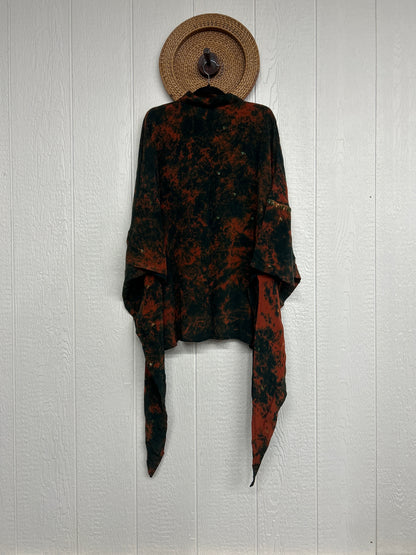 Crepe Sari Summer Nirvana Button Down 0626 261