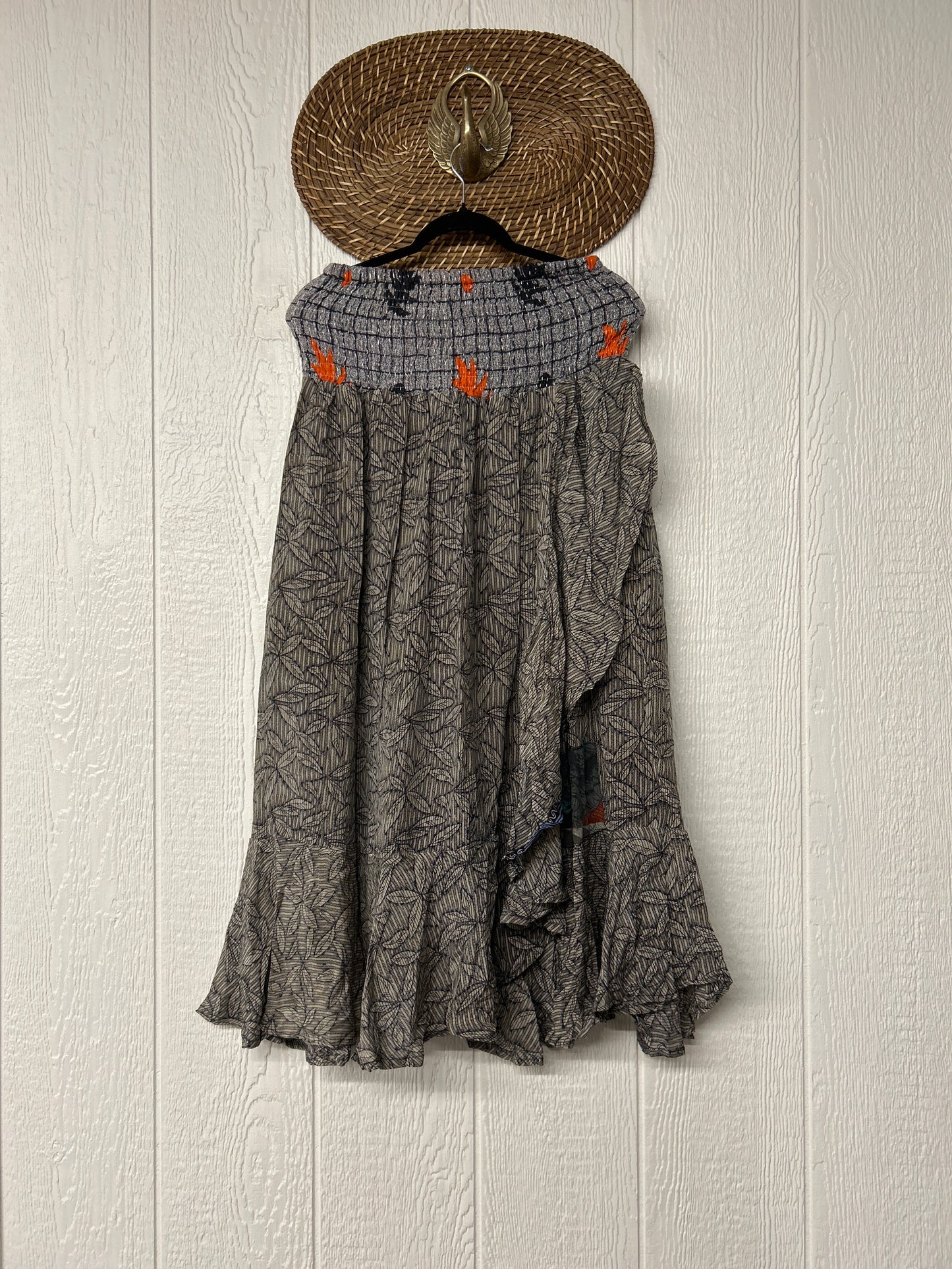 Crepe Sari Inner Peace Wrap Skirt 0626 090