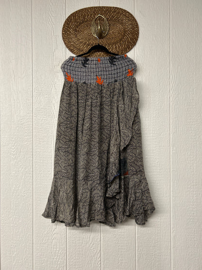 Crepe Sari Inner Peace Wrap Skirt 0626 090