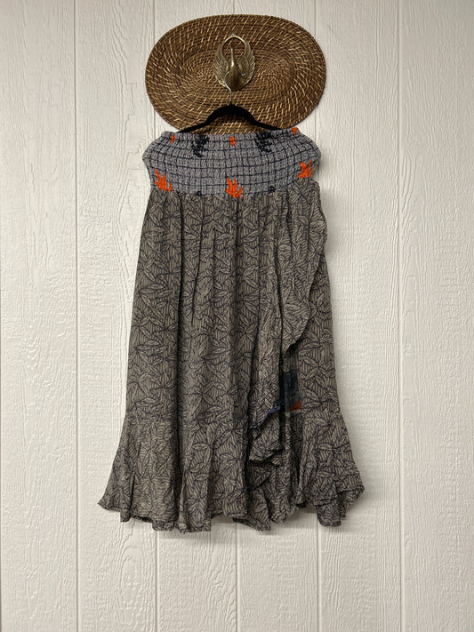 Crepe Sari Inner Peace Wrap Skirt 0626 090