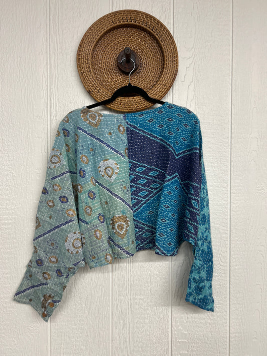 Pareo Kantha In Bloom Cropped Pullover 0326 005