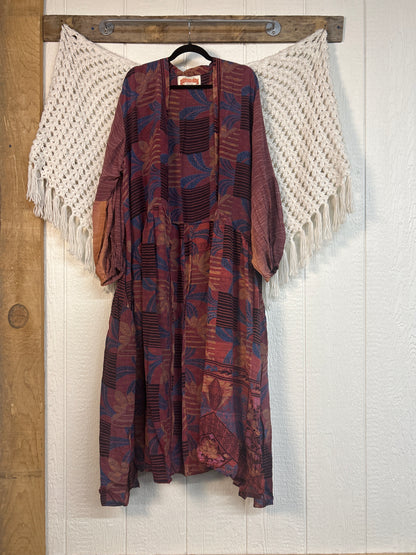Crepe Sari Evermore Kimono 0326 174