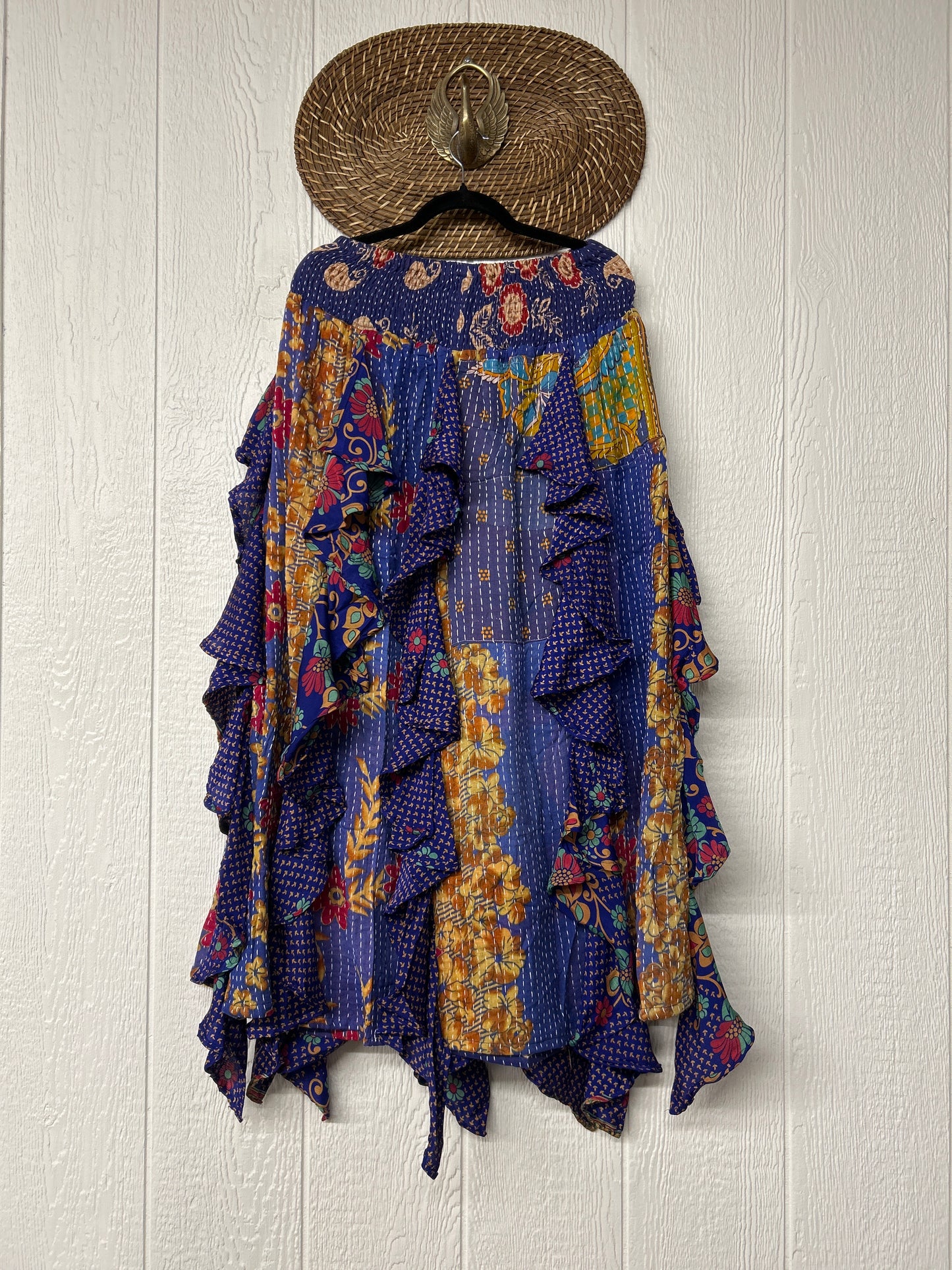 Pareo Kantha Willow Maxi Skirt 0826 140