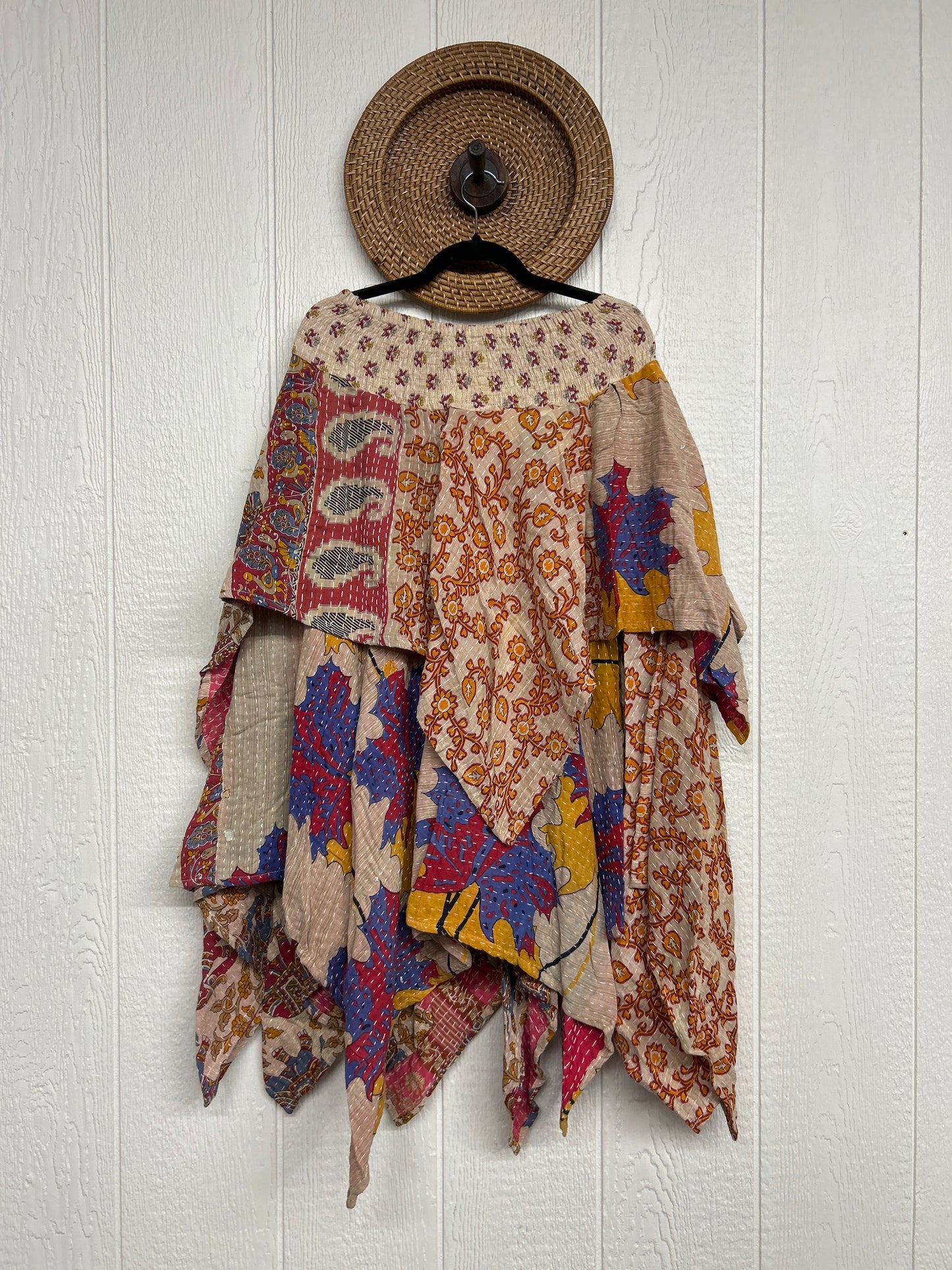 Pareo Kantha Pixie Skirt 0426 084
