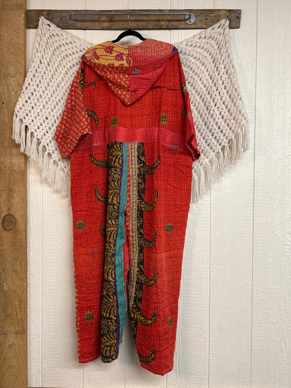 Kantha Zen Hoodie Jumpsuit 0925 226