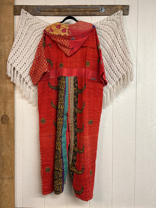 Kantha Zen Hoodie Jumpsuit 0925 226
